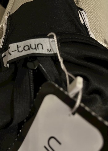 Siyah Drapeli Mini Goth Büstiyer - Görsel 8