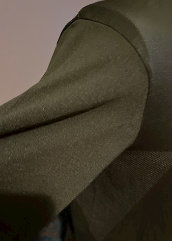 Erkek Yeşil Kısa Kollu Basic Tişört - Görsel 4