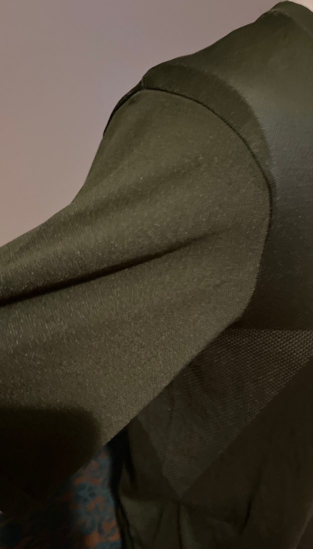 Erkek Yeşil Kısa Kollu Basic Tişört - Görsel 4