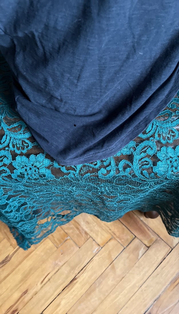 Pull&Bear / Gri Baskılı Erkek Keten Tişört - Görsel 5