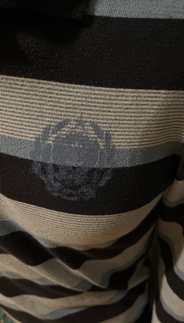 Collezıone / Uzun Kollu Gri Çizgili Erkek Polo Tişört - Görsel 2