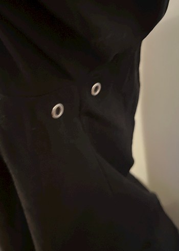 Aşçı Ceketi Drapeli Siyah Erkek Keten - Görsel 16