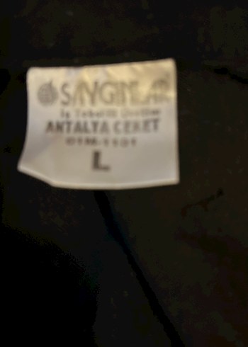 Aşçı Ceketi Drapeli Siyah Erkek Keten - Görsel 13