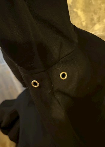 Aşçı Ceketi Drapeli Siyah Erkek Keten - Görsel 15