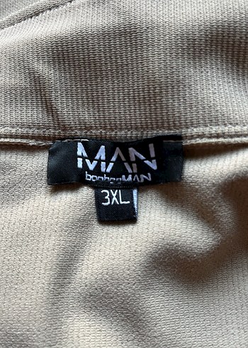 Bej Kısa Kollu Düğmeli Erkek Gömlek - Görsel 6