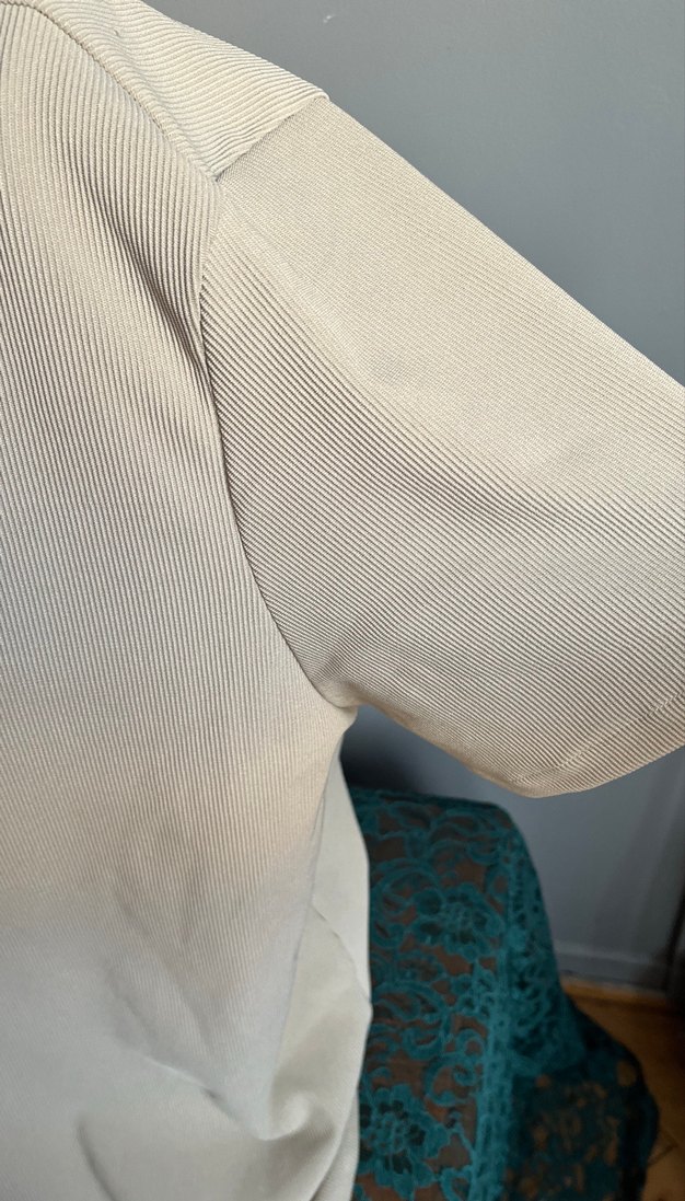 Bej Kısa Kollu Düğmeli Erkek Gömlek - Görsel 3