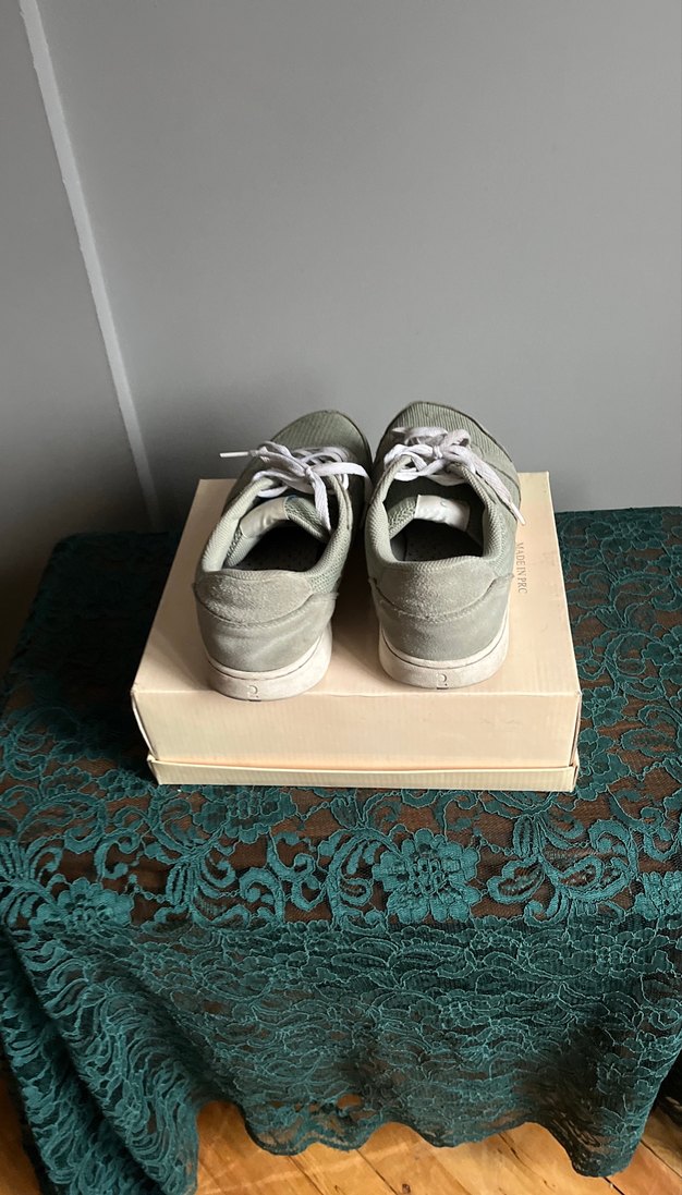 Gri Nubuk Erkek Spor ayakkabı - Görsel 4