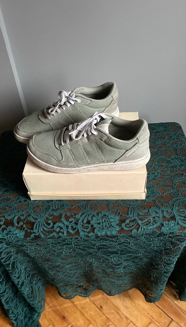 Gri Nubuk Erkek Spor ayakkabı - Görsel 3