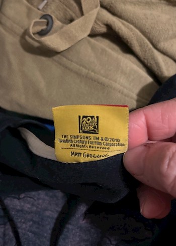 Sımpsons / Siyah Baskılı Erkek Tişörtü, Kısa Kollu, Salaş - Görsel 11