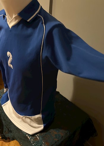 Koyu Mavi Erkek Uzun Kollu Spor Tişört - Görsel 4