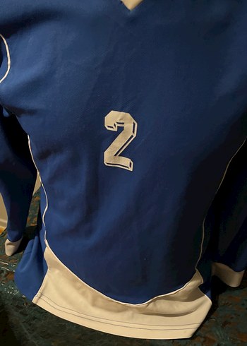 Koyu Mavi Erkek Uzun Kollu Spor Tişört - Görsel 2