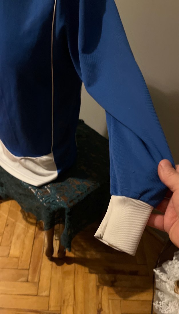 Koyu Mavi Erkek Uzun Kollu Spor Tişört - Görsel 3