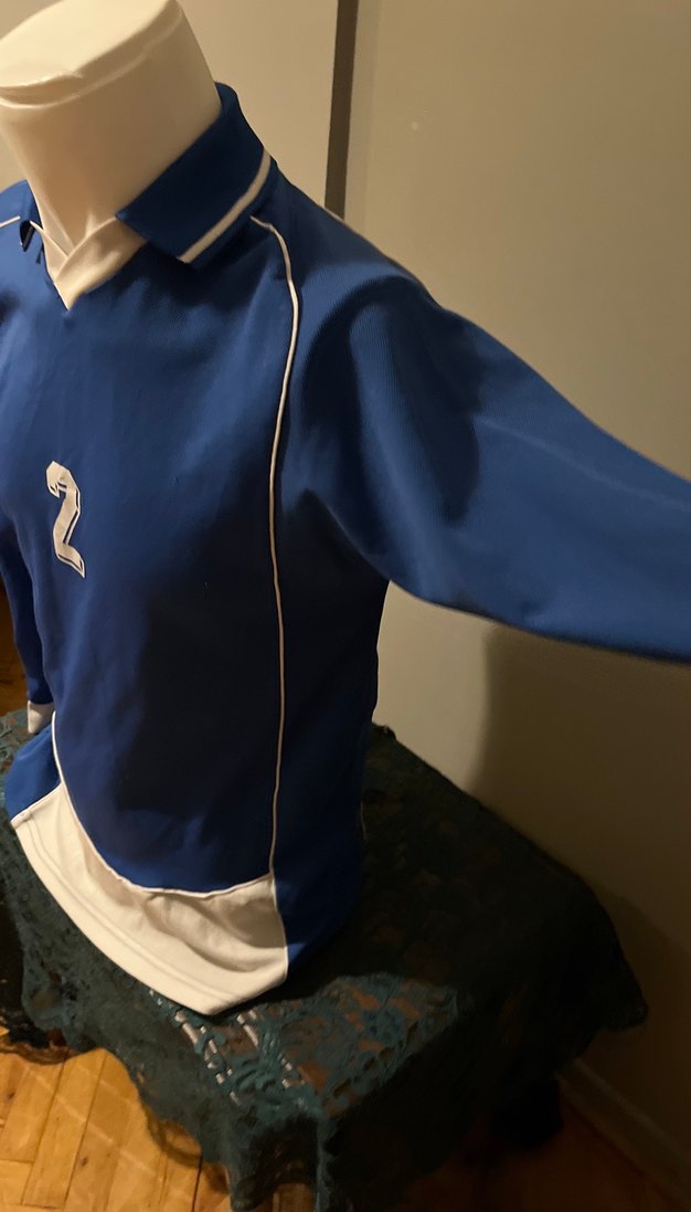 Koyu Mavi Erkek Uzun Kollu Spor Tişört - Görsel 4