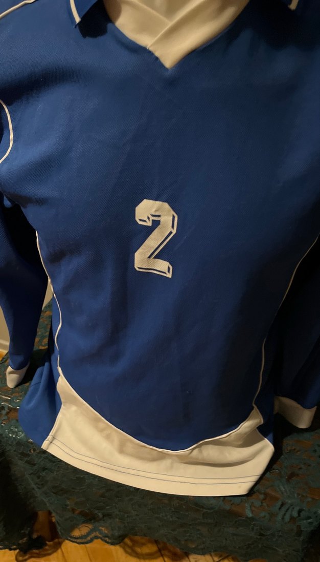 Koyu Mavi Erkek Uzun Kollu Spor Tişört - Görsel 2