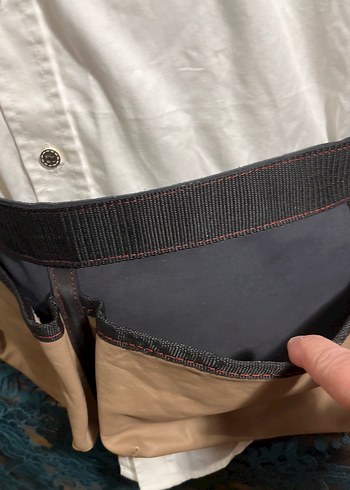 Bej Erkek Kemerli Bel Çantası - Görsel 3