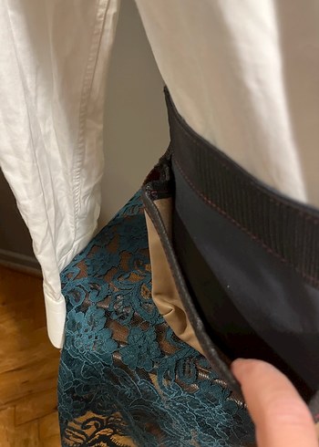 Bej Erkek Kemerli Bel Çantası - Görsel 4