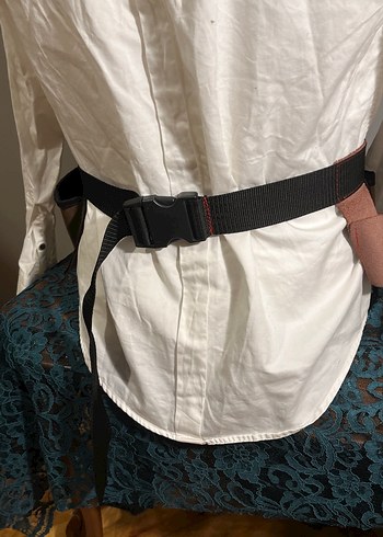 Bej Erkek Kemerli Bel Çantası - Görsel 7