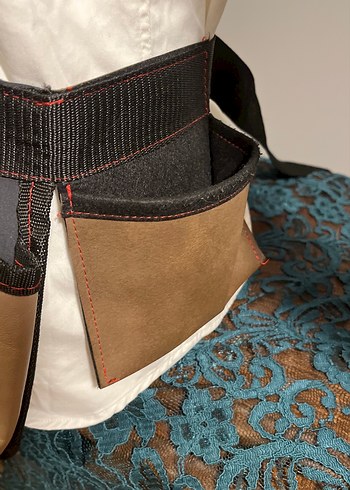 Bej Erkek Kemerli Bel Çantası - Görsel 6