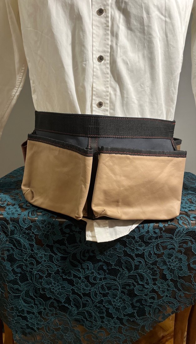 Bej Erkek Kemerli Bel Çantası - Görsel 2
