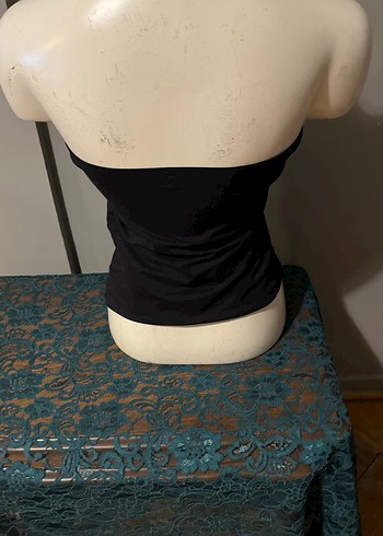 Veto Moda  Markalı Kadın Siyah Straplez Midi Büstiyer - Görsel 3