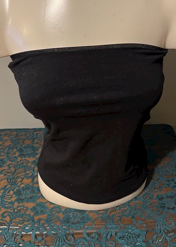 Veto Moda  Markalı Kadın Siyah Straplez Midi Büstiyer - Görsel 2