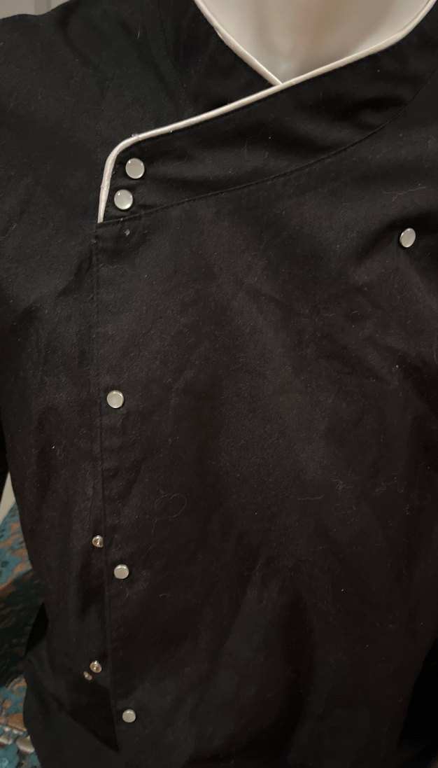 Şef Düğmeli Siyah Gotik  Gömlek - Görsel 2