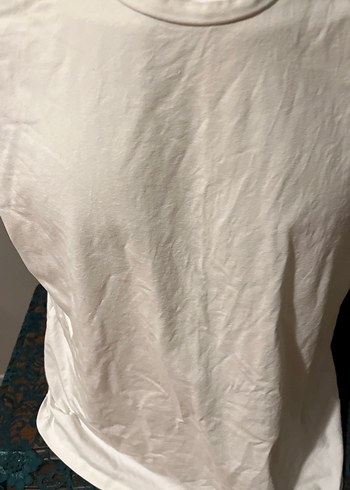 Beyaz Erkek Salaş Tişört - Görsel 2