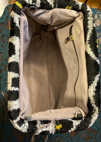 Leopar desenli  Bayan Çanta - Görsel 5