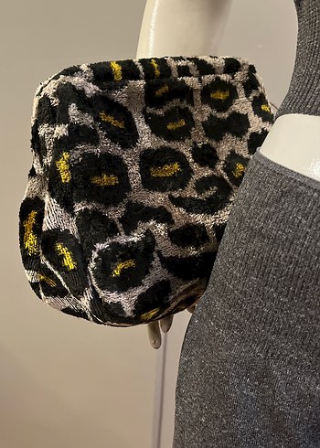 Leopar desenli  Bayan Çanta - Görsel 3