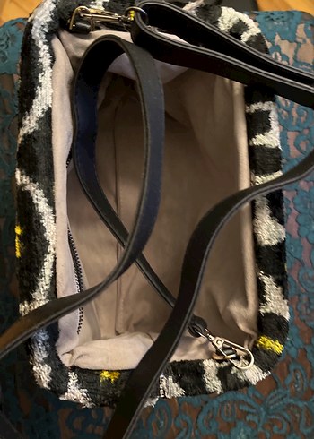 Leopar desenli  Bayan Çanta - Görsel 8