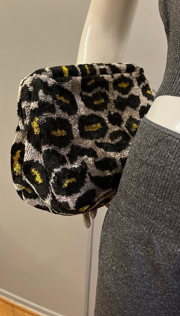 Leopar desenli  Bayan Çanta - Görsel 3