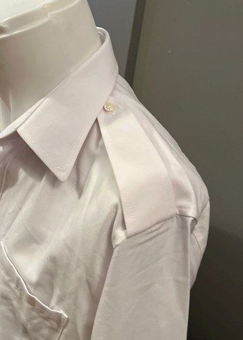 Erkek Beyaz Pamuklu Uzun Kollu Gömlek - Görsel 3