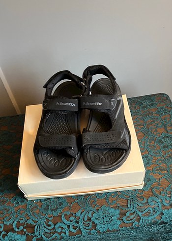 Kinetix Siyah Erkek Günlük Bantlı Sandalet - Görsel 6