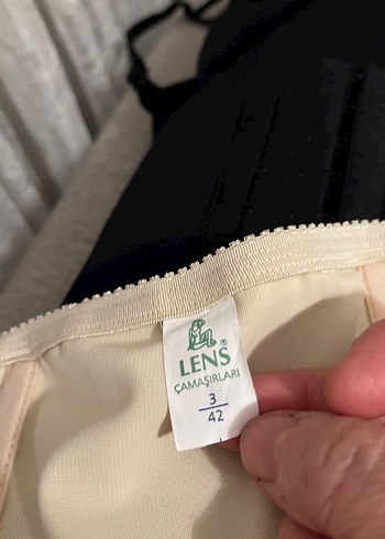 Bej Parlak Hemşire Korsesi Midi Boy - Görsel 4