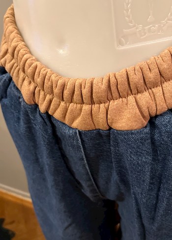 Lacivert Salaş Kadın Denim Pantolon - Görsel 2