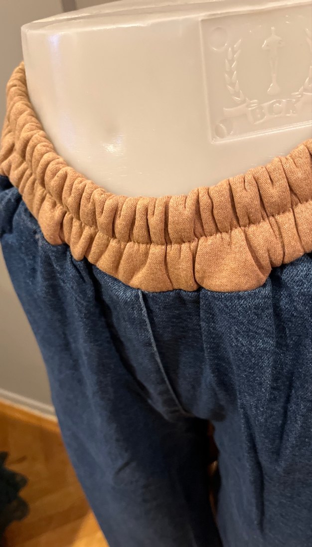 Lacivert Salaş Kadın Denim Pantolon - Görsel 2