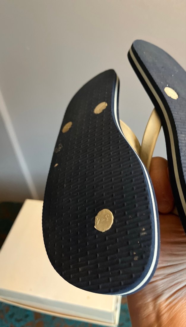 Lacoste Bayan Lacivert Parmak Arası Terlik - Görsel 5