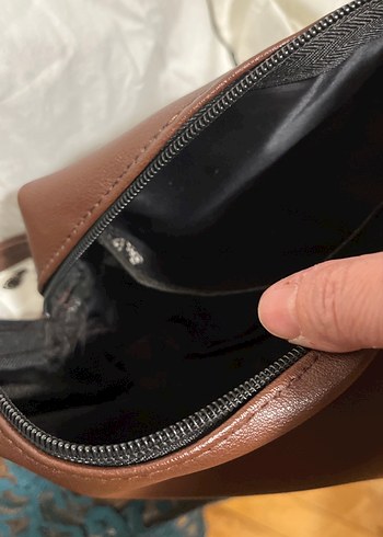 EklipsmMarkamKahverengi Erkek  bakım El Çantası - Görsel 3