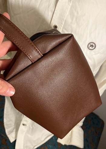 EklipsmMarkamKahverengi Erkek  bakım El Çantası - Görsel 9