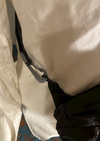 LCWaıkıkı /Fermuarlı Siyah Streetwear Erkek Çapraz Çanta - Görsel 6