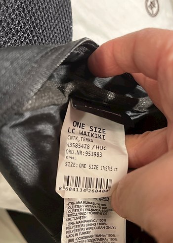 LCWaıkıkı /Fermuarlı Siyah Streetwear Erkek Çapraz Çanta - Görsel 13