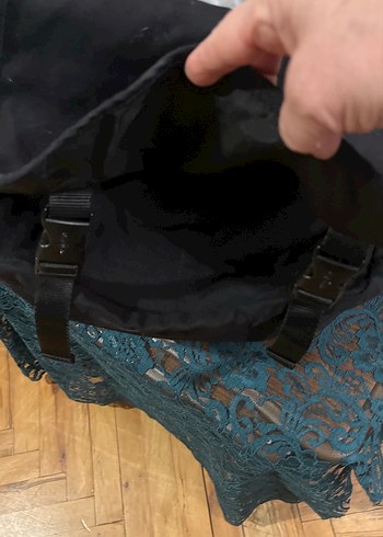 Kemerli Siyah Erkek Omuz Çantası - Görsel 5