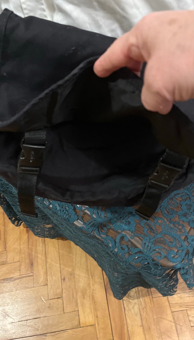 Kemerli Siyah Erkek Omuz Çantası - Görsel 5