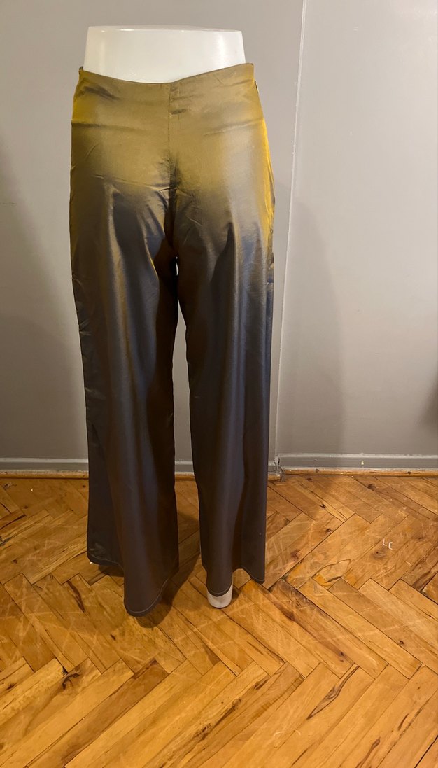 1975 Li  Yıllardan 40 cm İspanyol Paça Salaş ,Tafta - Görsel 5