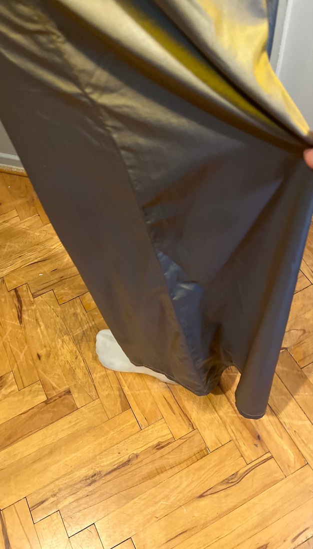 1975 Li  Yıllardan 40 cm İspanyol Paça Salaş ,Tafta - Görsel 4