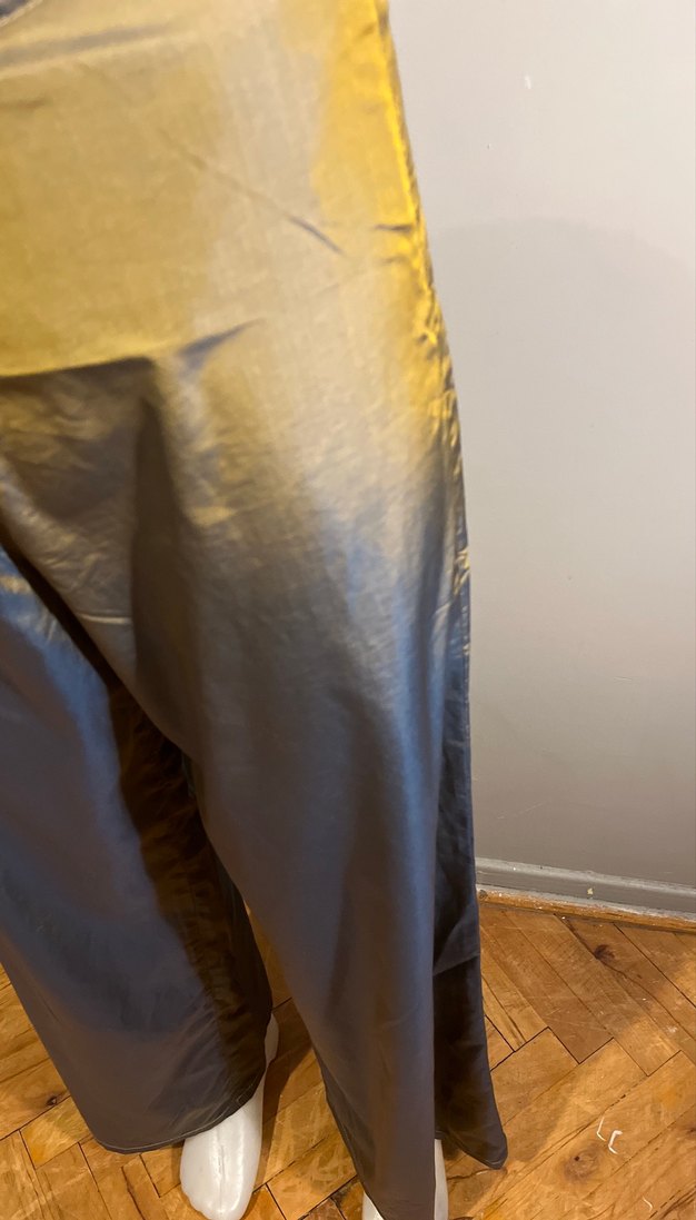 1975 Li  Yıllardan 40 cm İspanyol Paça Salaş ,Tafta - Görsel 2