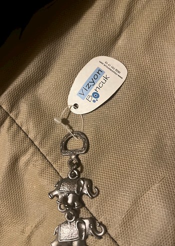 Bohem Fil Figürlü Zincir Detaylı nazarlık - Görsel 3