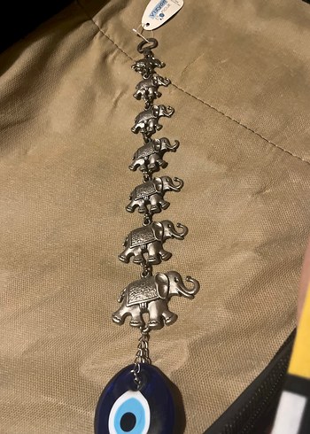 Bohem Fil Figürlü Zincir Detaylı nazarlık - Görsel 2