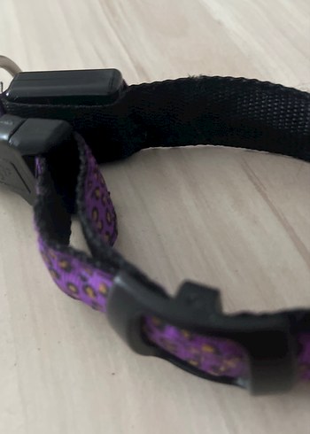 Mor Leopar Desenli Kedi Tasması - Görsel 2
