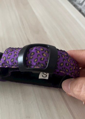 Mor Leopar Desenli Kedi Tasması - Görsel 3